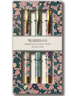 The Original Morris & Co 3 Pen Set - Leicester, Marigold & Strawberry Thief