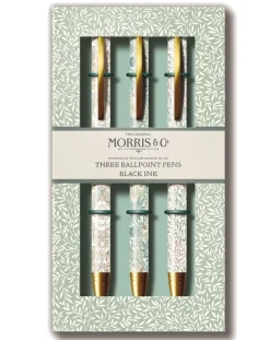 The Original Morris & Co 3 Pen Set - Willow, Larkspur & Pimpernel