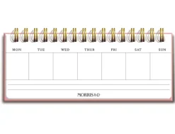 The Original Morris & Co Strawberry Thief Pink Weekly Planner