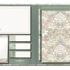 The Original Morris & Co Strawberry Thief Stationery Set Organiser with Pencil