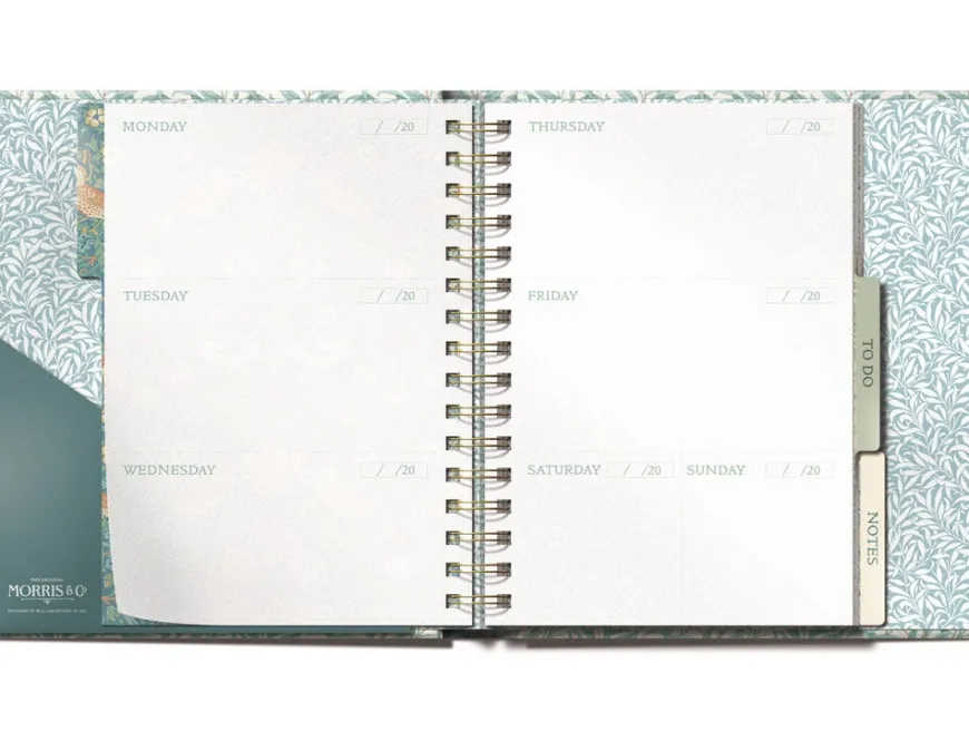 The Original Morris & Co Willow Boughs Daily Organiser Set
