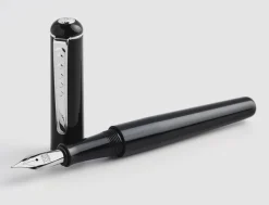 Tom Hessin Charles Collection Birmingham Noir Fountain Pen