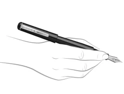 Tom Hessin Charles Collection Birmingham Noir Fountain Pen