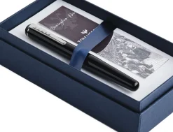 Tom Hessin Charles Collection Birmingham Noir Fountain Pen