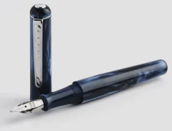 Tom Hessin Charles Collection Signature Blue Fountain Pen