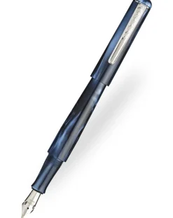 Tom Hessin Charles Collection Signature Blue Fountain Pen