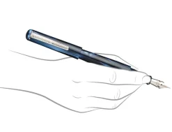 Tom Hessin Charles Collection Signature Blue Fountain Pen