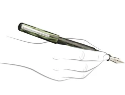 Tom Hessin Charles Collection Highland Green Fountain Pen