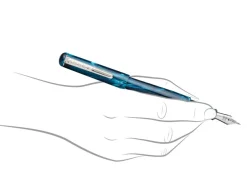 Tom Hessin Charles Collection Thames Blue Fountain Pen