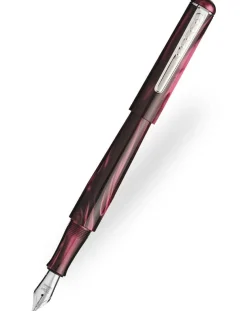 Tom Hessin Charles Collection Castle Claret Fountain Pen