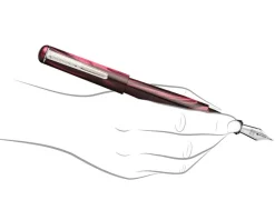 Tom Hessin Charles Collection Castle Claret Fountain Pen