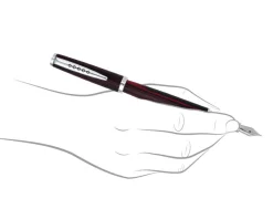Tom Hessin Edinburgh Collection Forth Bridge Red Fountain Pen