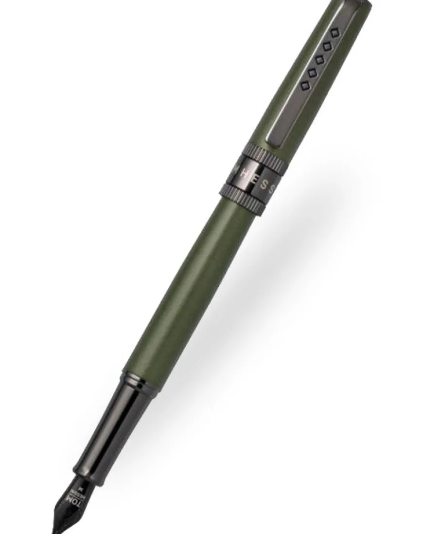 Tom Hessin Rebel Collection Garrison Green Fountain Pen