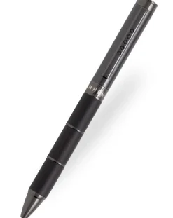 Tom Hessin Revolution Collection Charcoal With Wooden Barrel Ballpoint Pen