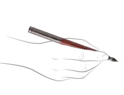 Tom Hessin Revolution Collection Ironbridge With Wooden Barrel Fountain Pen