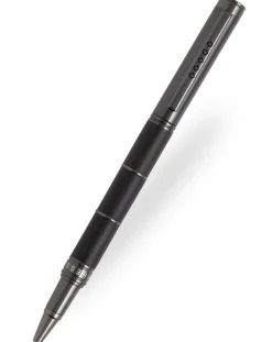 Tom Hessin Revolution Collection Charcoal With Wooden Barrel Rollerball Pen