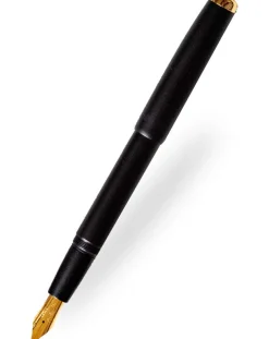 Tom's Studio Black Extra Fine Semi-Flex Nib Fountain Pen