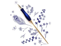Tom’s Studio Bloom Bluebell Straight Calligraphy Pen