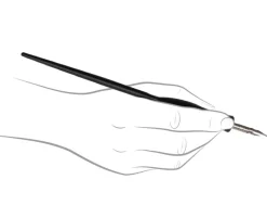 Tom’s Studio Flourish Black Straight Calligraphy Pen