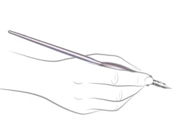 Tom’s Studio Flourish Lilac Straight Calligraphy Pen