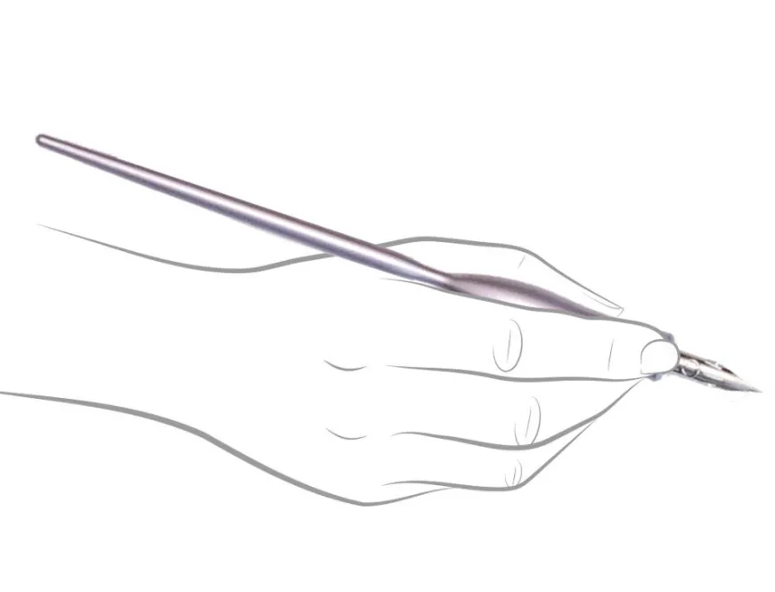 Tom’s Studio Flourish Lilac Straight Calligraphy Pen