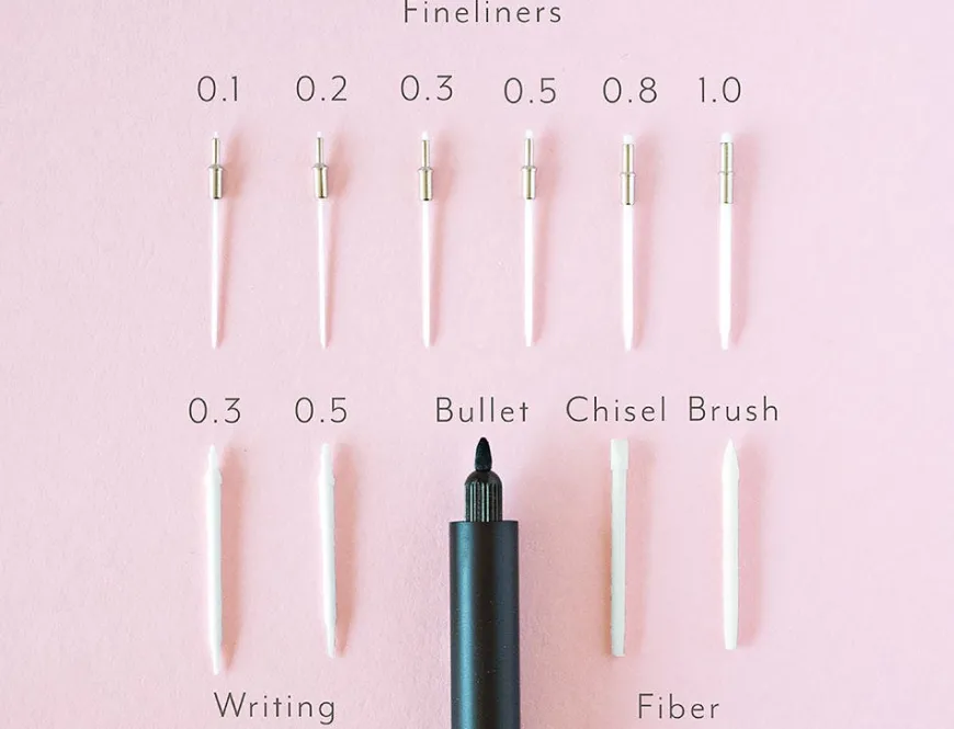 Tom's Studio Lumos Ivy Duo Tip Refillable Fineliner & Brush Pen