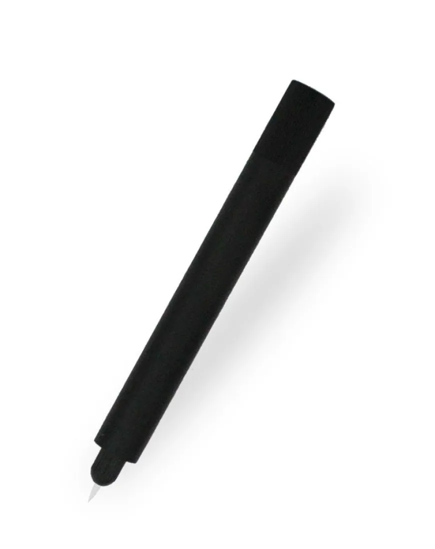Tom's Studio Lumos Matte Black Mini Refillable Fineliner & Brush Pen