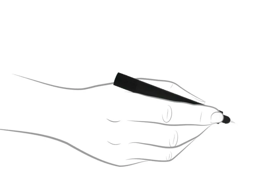 Tom's Studio Lumos Matte Black Mini Refillable Fineliner & Brush Pen