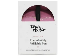 Tom's Studio Lumos Matte Black Mini Refillable Fineliner & Brush Pen