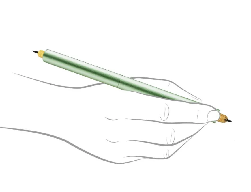 Tom's Studio Lumos Sage Duo Tip Refillable Fineliner & Brush Pen