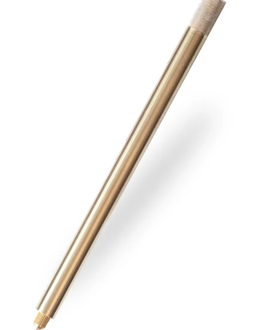 Tom's Studio Lumos Special Edition Brass Single Tip Refillable Fineliner & Brush Pen
