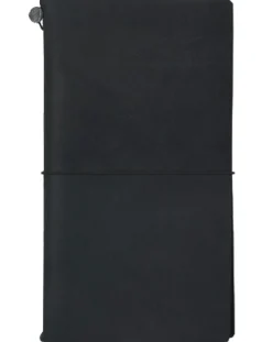 TRAVELER'S COMPANY Notebook Full Size Black Leather
