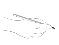 Troika Construction Endless Silver Multitasking Pencil