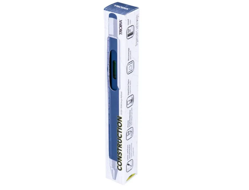 Troika Construction Multi-Tool Blue Ballpoint Pen