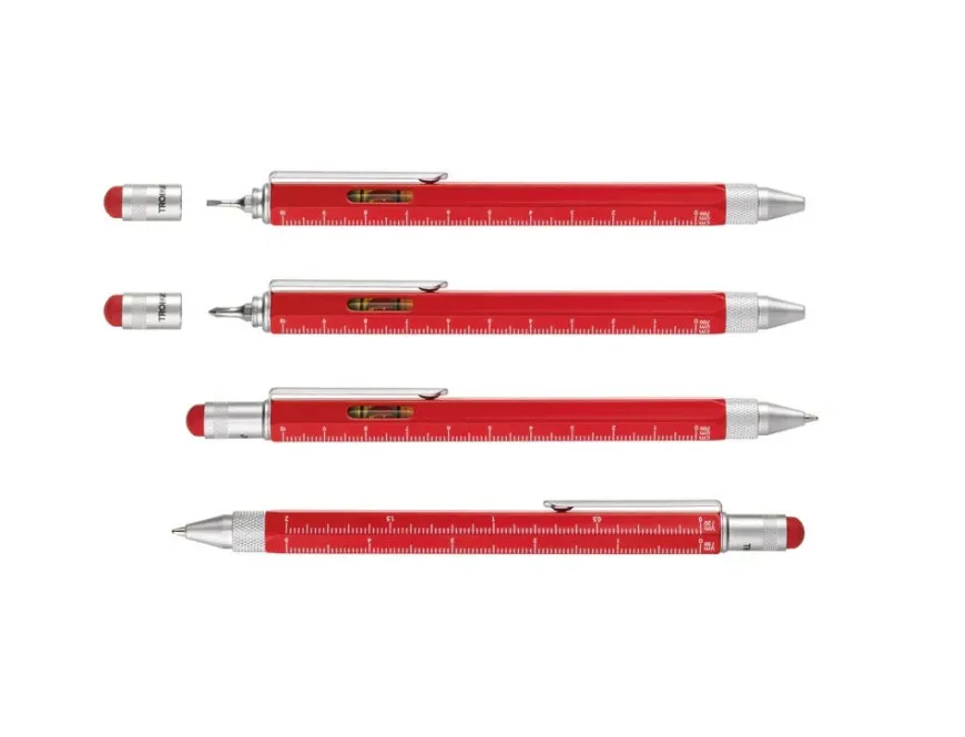 Troika Construction Multi-Tool Red Ballpoint Pen