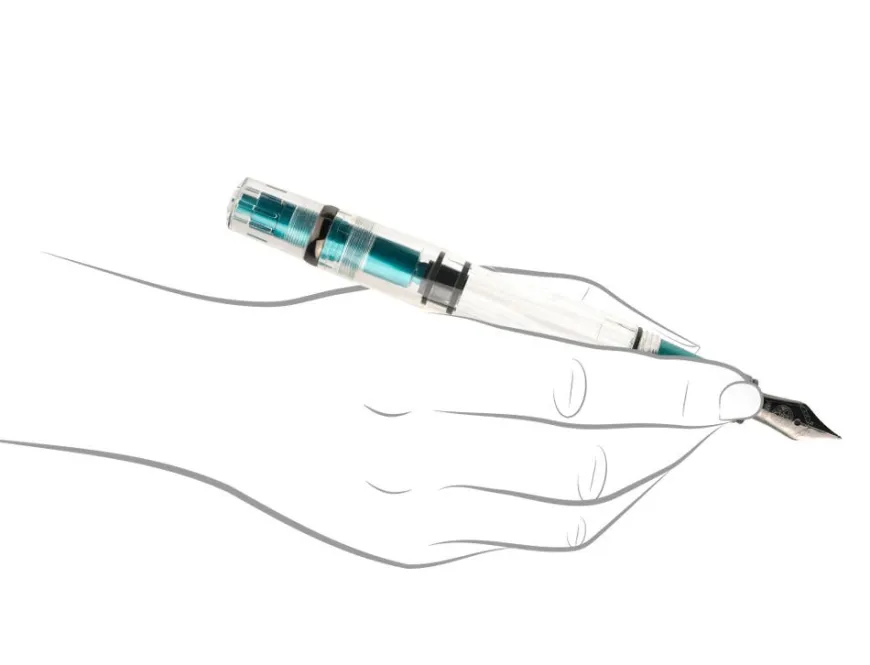 TWSBI Diamond 580 AL R Caribbean with Onyx Fountain Pen