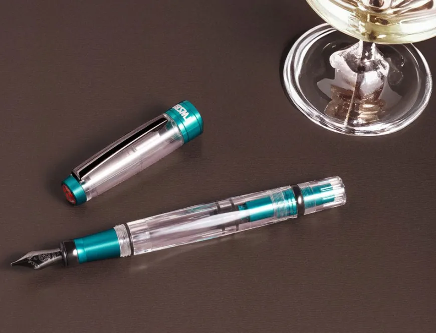 TWSBI Diamond 580 AL R Caribbean with Onyx Fountain Pen