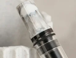 TWSBI ECO Carrara with Onyx Fountain Pen