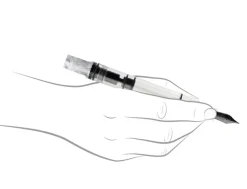 TWSBI ECO Carrara with Onyx Fountain Pen