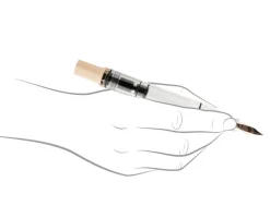 TWSBI ECO Creme Rose Gold Trim Fountain Pen