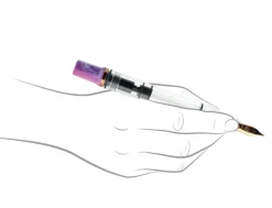 TWSBI ECO Fluorite Purple with Bronze Fountain Pen