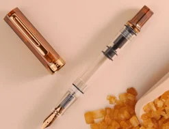 TWSBI ECO Rootbeer with Bronze Fountain Pen