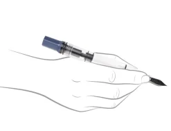TWSBI ECO Slate Blue with Onyx Fountain Pen