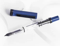 TWSBI ECO Slate Blue with Onyx Fountain Pen