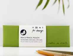 VENT For Change Make a Mark Green Recycled A6 Notebook, Pen & Pouch Set