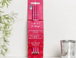 VENT For Change Make a Mark Pink Recycled A5 Notebook & Pencil Set