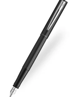 Waterman Allure Black Chrome Trim Fountain Pen
