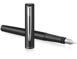 Waterman Allure Black Chrome Trim Fountain Pen