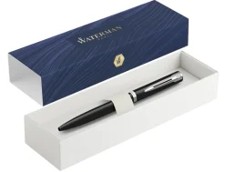 Waterman Allure Black Chrome Trim Ballpoint Pen