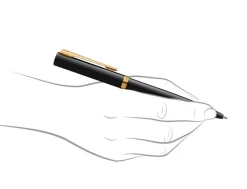 Waterman Allure Black Gold Trim Ballpoint Pen
